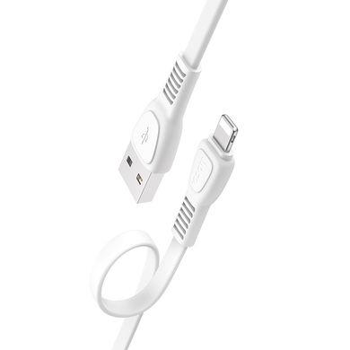 USB кабель Hoco X40 Noah Lightning FC 2.4A/1m white