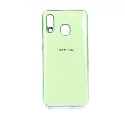 Накладка Soft Glass для Samsung A20/A30 mint