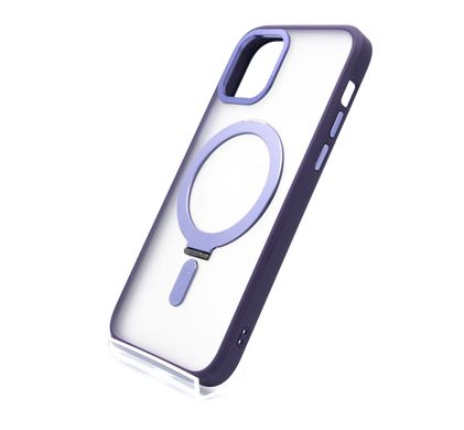 Чохол MATTE GUARD MagSafe для iPhone 12/12 Pro deep purple ring/holder