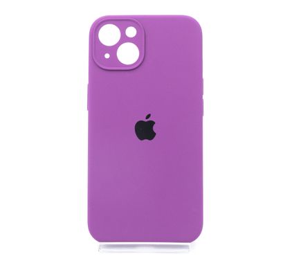 Силіконовий чохол Full Cover для iPhone 13 purple Full Camera