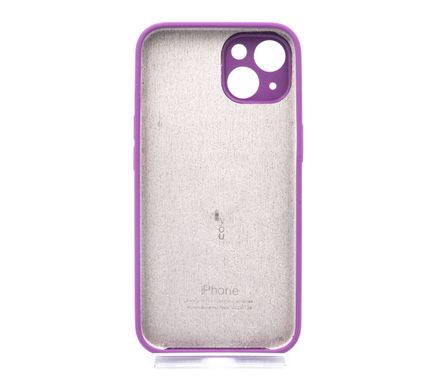 Силіконовий чохол Full Cover для iPhone 13 purple Full Camera