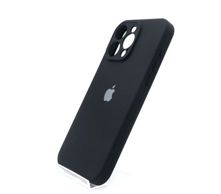 Силіконовий чохол Full Cover для iPhone 15 Pro Max black Full Camera