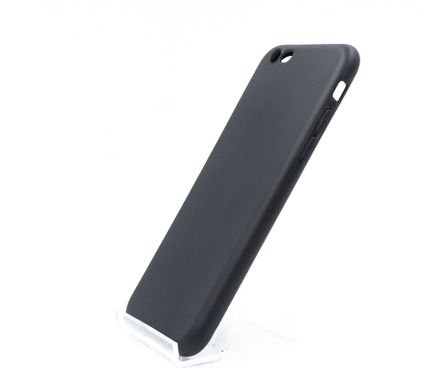 Силіконовий чохол Soft Feel для iPhone 6/6S Epik Black TPU Full Camera