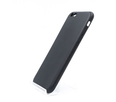 Силиконовый чехол Soft Feel для iPhone 6/6S Epik Black TPU Full camera