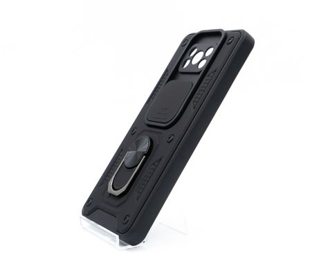 Чохол Camshield Serge Ring for Magnet для Xiaomi Poco X3 NFC/Poco X3 Pro black протиударний