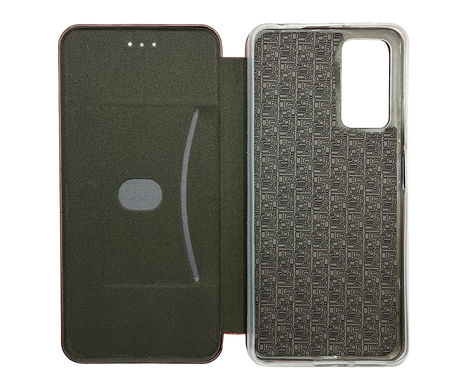 Чехол книжка Original кожа для Xiaomi Redmi Note 12 Pro 4G marsala