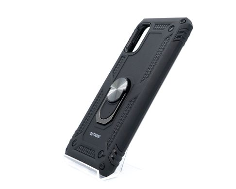 Чохол Getman Serge Ring for Magnet для Samsung A41 black протиударний