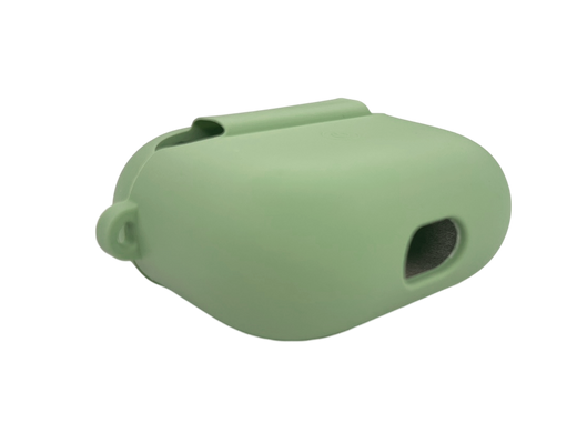Чохол for AirPods 3 силіконовий mint з мікрофіброю