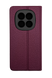 Чохол книжка FIBRA (рельєф) для Xiaomi Redmi Note 15 Pro 4G bordo Full Camera