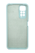 Силіконовий чохол Fibra для Xiaomi Redmi Note 11/Note 11S mint Full Camera