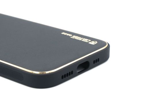 Чохол шкіра Xshield для iPhone 14 black