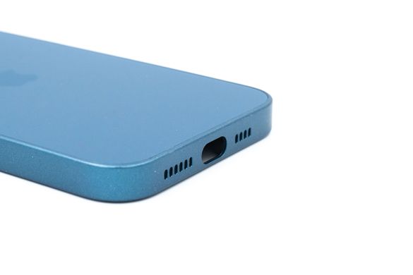 Чохол TPU+Glass sapphire matte case для iPhone 14 Plus navy blue