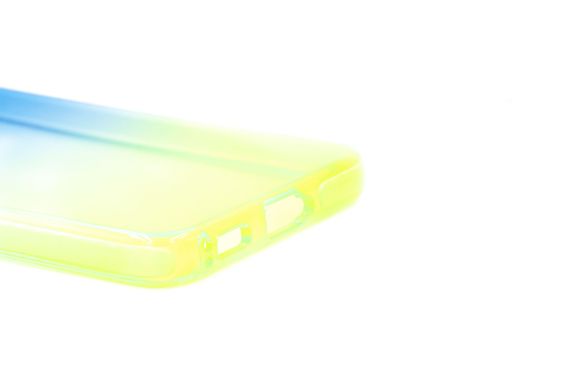 Чохол TPU+PC Sunny Gradient для Samsung S21 FE blue/green