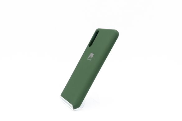 Силіконовий чохол Full Cover для Huawei Y8p 2020 dark green Protective my color