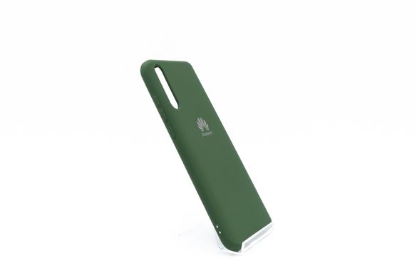 Силіконовий чохол Full Cover для Huawei Y8p 2020 dark green Protective my color