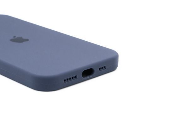 Силіконовий чохол Full Cover для iPhone 12 midnight blue Full Camera