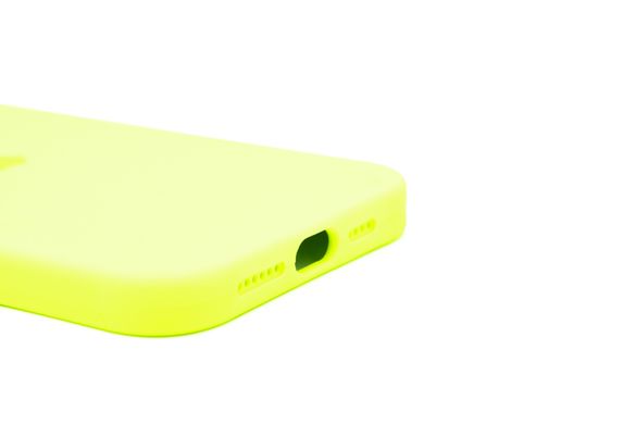 Силіконовий чохол Full Cover для iPhone 14 Pro Max neon green