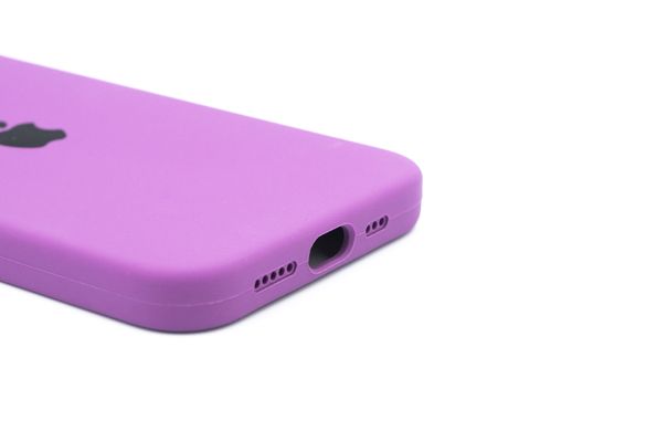 Силіконовий чохол Full Cover для iPhone 13 purple Full Camera