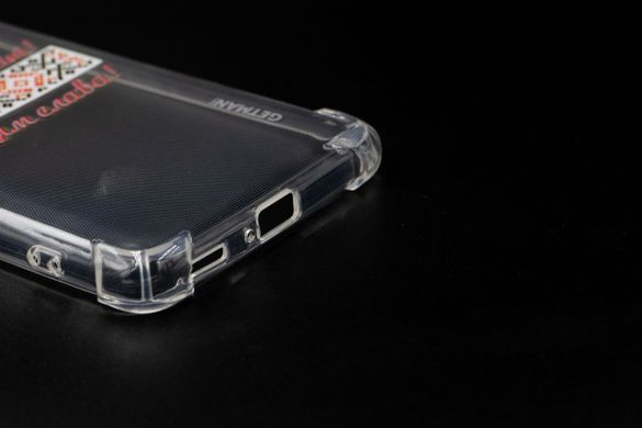 TPU чехол MyPrint для Getman Ease Xiaomi Mi 11 Full Camera clear (Героям Слава) red/black