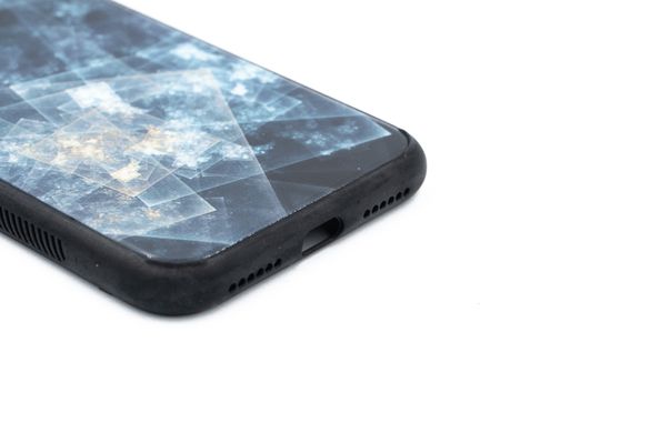 TPU+Glass чохол YCT для Apple iPhone X/XS (5.8") (Смарагдовий)