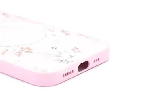 TPU+PC чохол Secret Garden with MagSafe для iPhone 13 Pro pink