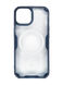 TPU+PC чохол Nillkin Nature Pro Magnetic для iPhone 15 blue/clear