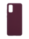 Силиконовый чехол Fibra для Samsung S20 marsala