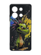 Силиконовый чехол Print Case UV для Xiaomi Redmi Note 13 5G black/dragon Full Camera