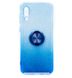 Силіконовий чохол SP Shine для Samsung A02 blue ring for magnet