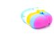 Чехол for AirPods Pro силиконовый Colorfull + карабин pink/blue box