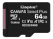 Карта пам'яті micro SDXC Kingston Canvas Select 64 Gb UHS-1 100R A1 10class