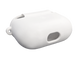 Чохол for AirPods 3 силіконовий white з мікрофіброю