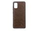 Кожаный чехол PU Retro Classic для Samsung A41 dark brown