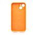 Силіконовий чохол Full Cover для iPhone 14 orange Full Camera