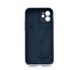 Силіконовий чохол Full Cover для iPhone 12 midnight blue Full Camera