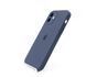 Силіконовий чохол Full Cover для iPhone 12 midnight blue Full Camera