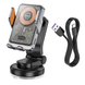 Бездротовий АЗП-тримач Hoco HW8 Transparent Discovery Edition wireless fast charging (cente