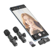 Мікрофон петличний BOROFONE BFK12 Trophy lavalier wireless digital microphone Type-C/Lightnin black