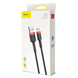 USB кабель Baseus CAMKLF-HG1 Cafule micro 2A/3m red/black