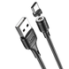 USB кабель Hoco X52 Sereno Magnetic Type-C 3.0A/1m black