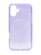 Чохол TPU Galaxy Sparkle MagSafe для iPhone 16 Plus purple+glitter