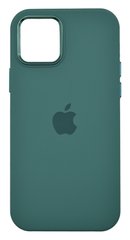 Силиконовый чехол Metal Frame and Buttons для iPhone 12/12 Pro pine green