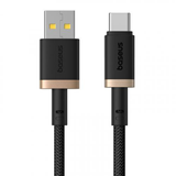 USB кабель Baseus Dura Series Fast Charging Type-C 60W 1m gold/black