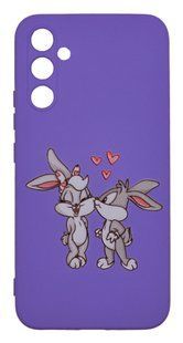 Силиконовый чехол Art для Samsung A34 bunny love Full Camera