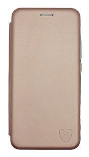 Чохол книжка Baseus Premium Edge для Xiaomi Mi Note10 Lite rose gold