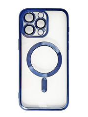 Чехол SHINING Camera MagSafe for iPhone 15 Pro Max Blue Titanium Full Camera