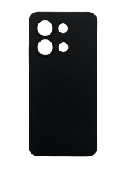 Силиконовый чехол WAVE Full Cover для Xiaomi Redmi Note 13 4G black Full camera