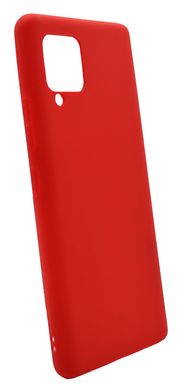Силиконовый чехол Soft Feel для Samsung A42 5G red Candy
