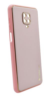 Чохол шкіра Xshield для Xiaomi Redmi Note 9s/Note 9 Pro/Note 9 Pro Max pink Full Camera