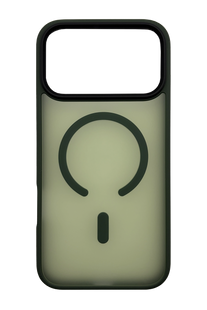 Чохол Fibra Metal Buttons with MagSafe для iPhone 17 Pro Max dark green